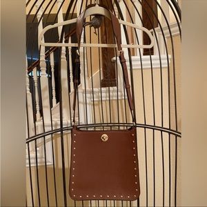 Michael Michael Kors Studded Messenger Leather Purse EUC